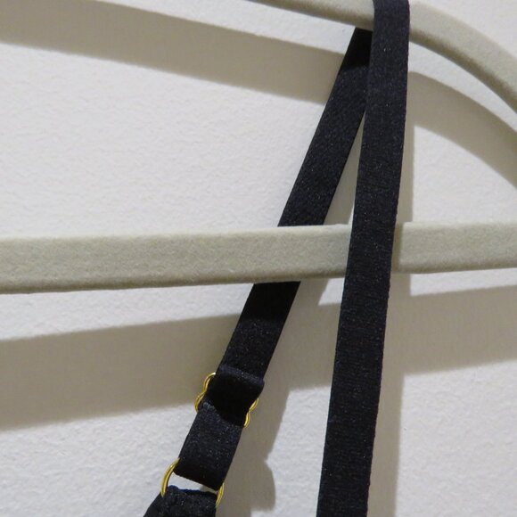 PEPPER Lace Lift Up Bra in Black Minimalist Comfort - Women's Size 38AA - Picture 7 of 12